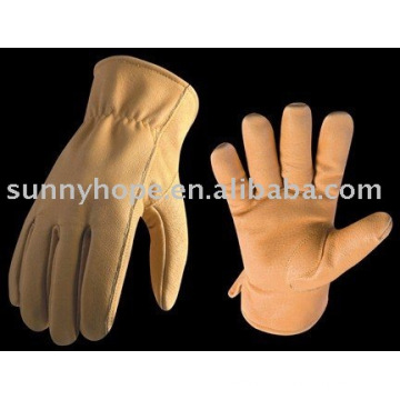 Sunnyhope cow grain leather driver glove,gloves leather gloves